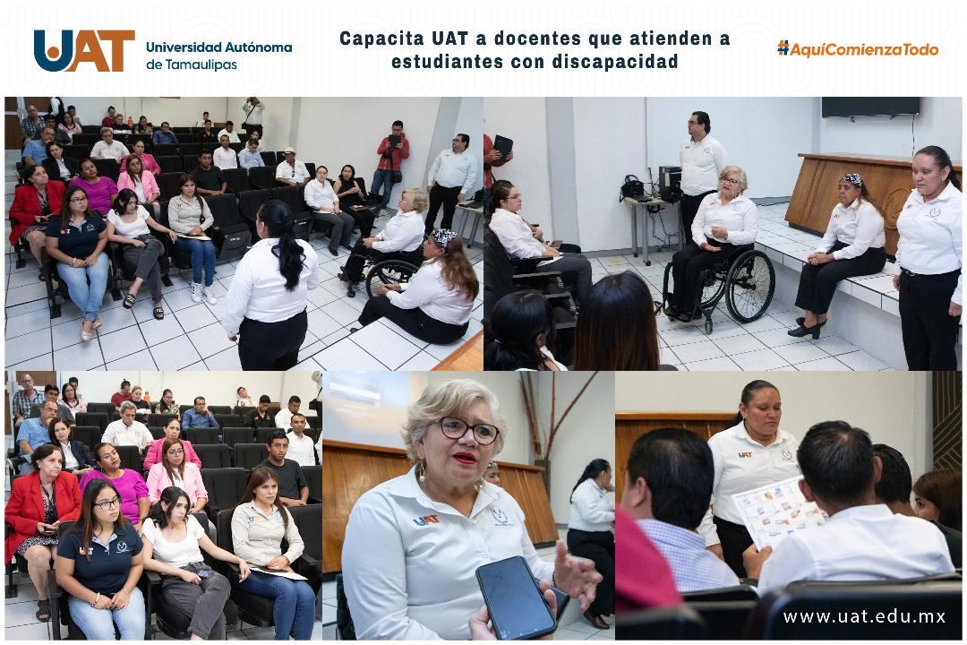 Capacita UAT a sus docentes que atienden a estudiantes con discapacidad ...